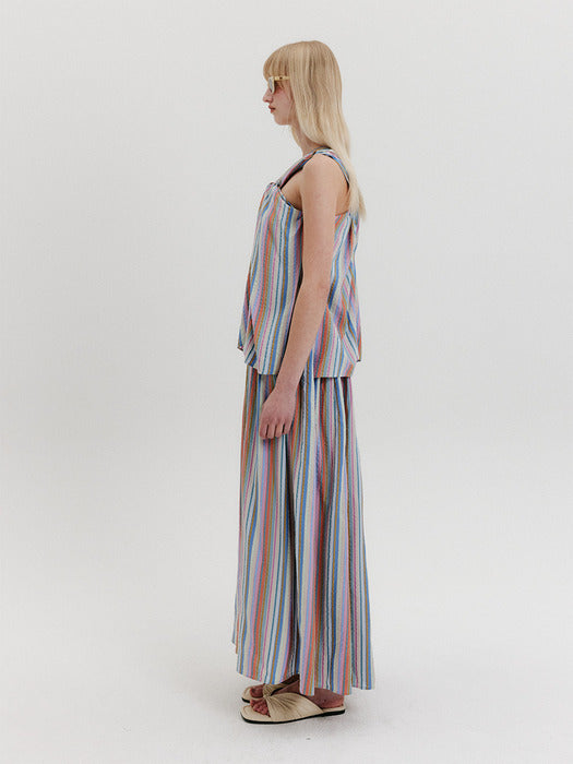 Eenk Knotted Long Dress - Multi