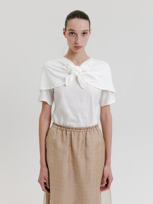 Eenk Jeong-Ja Knot T-Shirt - White