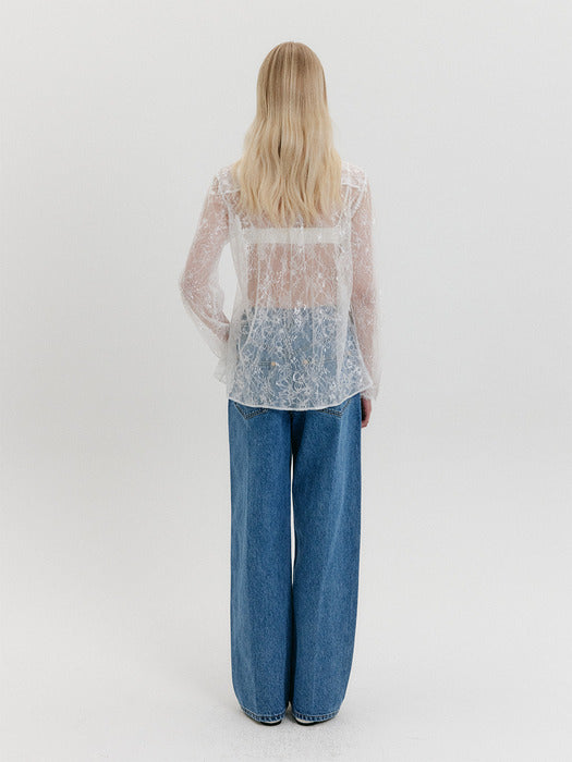 Eenk Lace Shirts - White