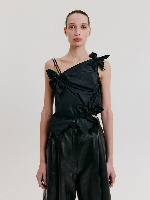 Eenk Jeong-Ja Knot Top - Black