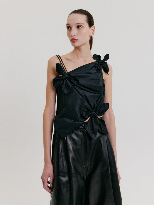 Eenk Jeong-Ja Knot Top - Black