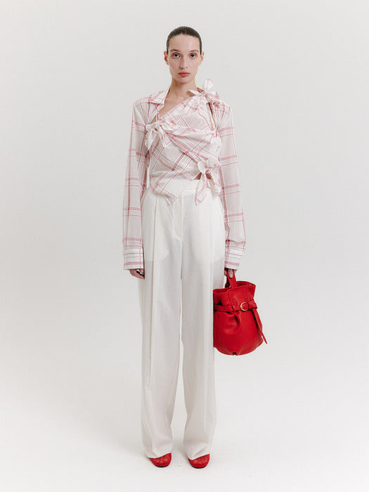 Eenk Jeong-Ja Knot Top - Pink