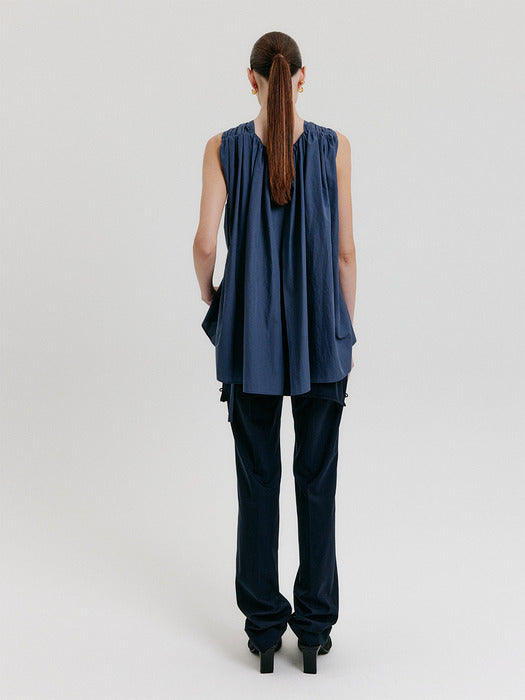 Eenk Knotted Top - Navy