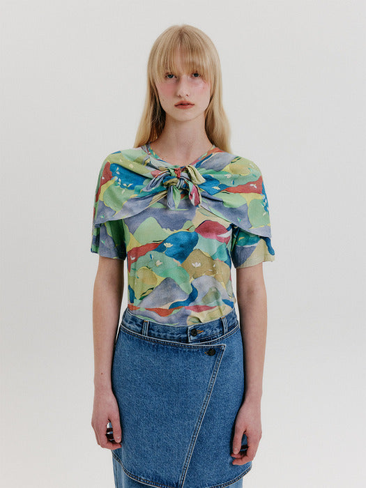 Eenk Jeong-Ja Knot T-Shirt - Multi