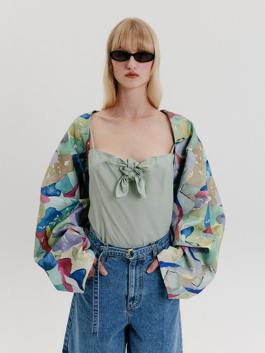Eenk Cropped Jacket - Multi