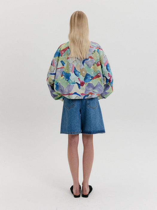 Eenk Cropped Jacket - Multi