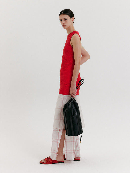 Eenk Striped Sling Bag - Black
