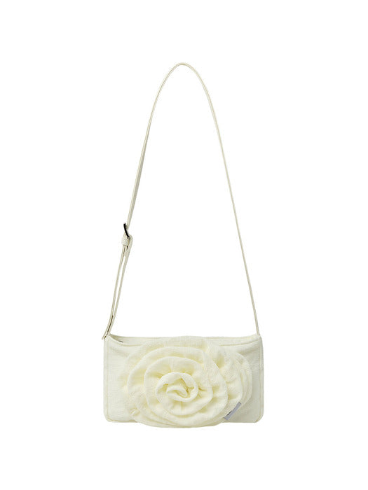 [emis] CORSAGE FLAT BAG-IVORY