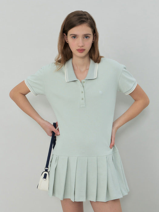 Grove 25Ss Sage Pique One-Piece (Mint)