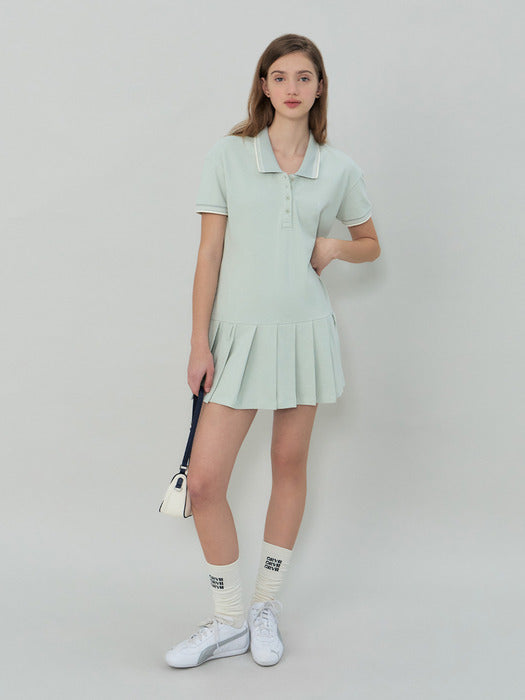 Grove 25Ss Sage Pique One-Piece (Mint)