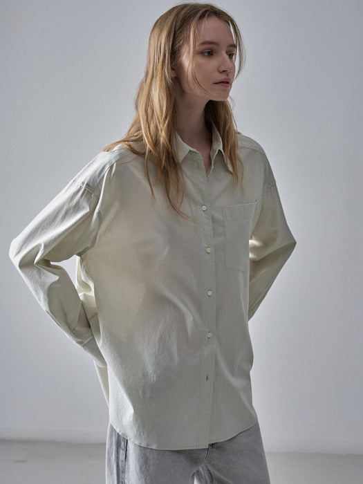 Facade Pattern Boyfit Breeze Shirt sage