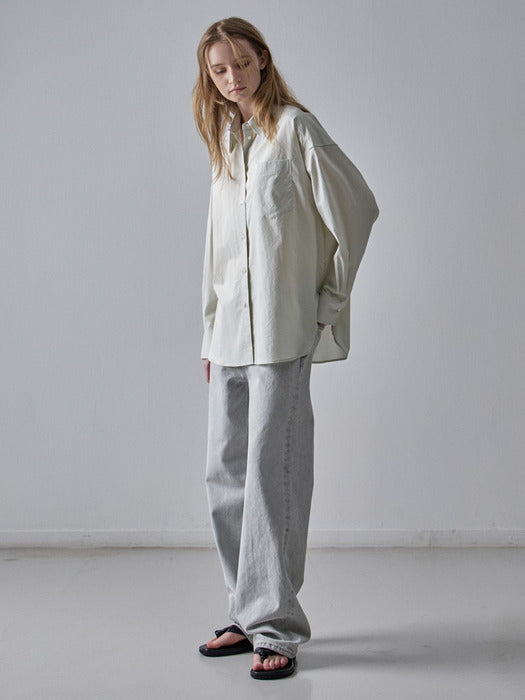 Facade Pattern Boyfit Breeze Shirt sage