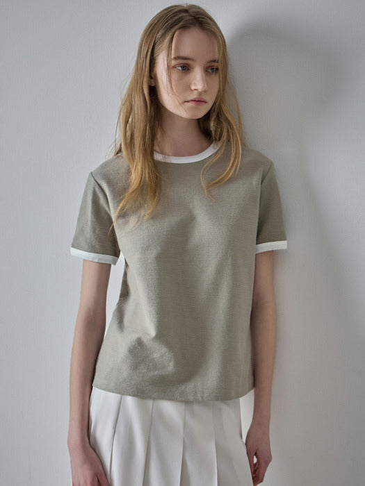 Facade Pattern Ringer Cotton T-shirt