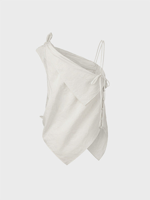 Eenk Jeong-Ja Knot Top - Ivory