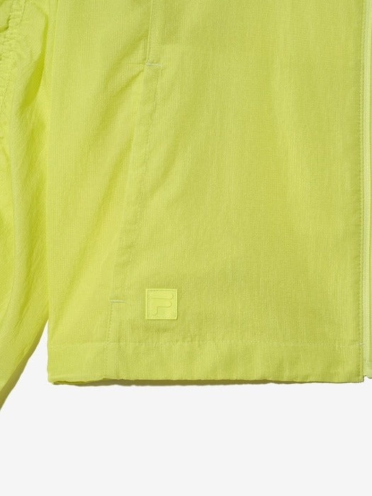 Lightweight Ripstop Shirred Hooded Windbreaker_FS2JKH2152F_LYE