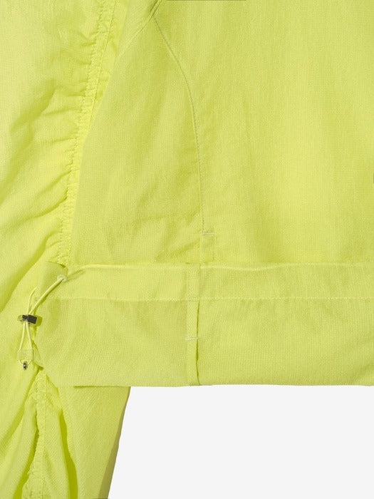 Lightweight Ripstop Shirred Hooded Windbreaker_FS2JKH2152F_LYE