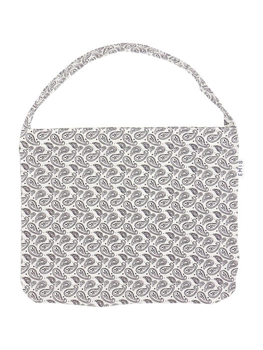 [emis] NEW PAISLEY ECO BAG-WHITE