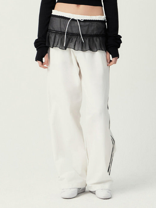 Grove 25Ss Drew Layered Skirt (Black)