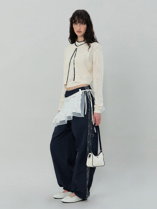 Grove 25Ss Daisy Knit Cardigan (Ivory)