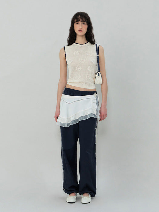 Grove 25Ss Daisy Knit Top (Ivory)