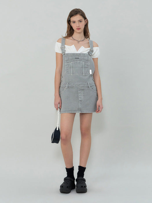Grove 25Ss Blake Denim Overall (Grey)