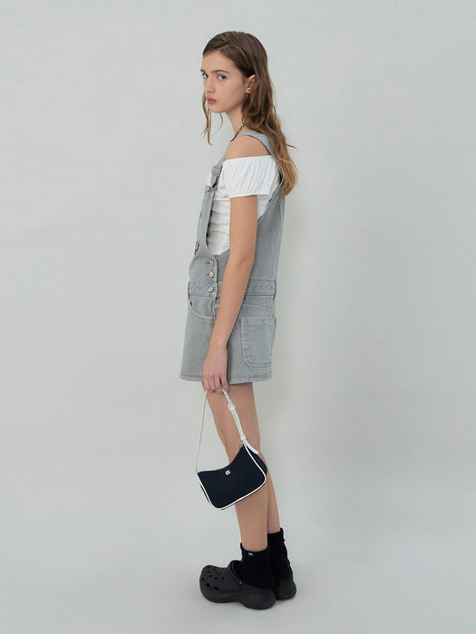 Grove 25Ss Blake Denim Overall (Grey)