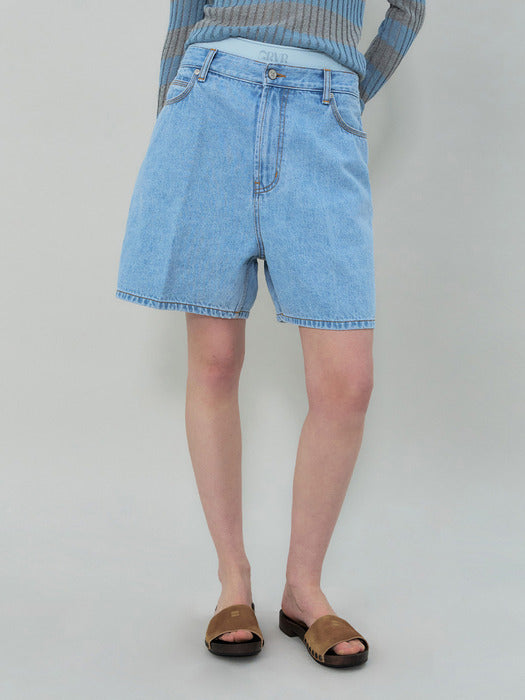 Grove 25Ss Maeve Denim Pants (Light Blue)