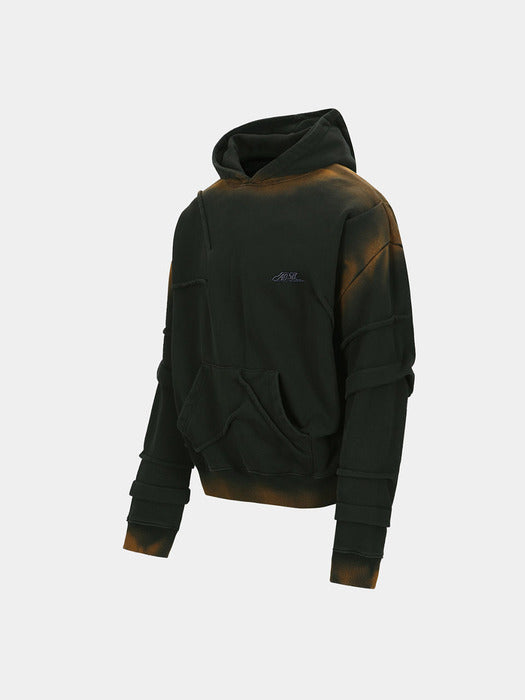 [andersson bell] MARDRO GRADIENT HOODIE atb1080m(BLACK)