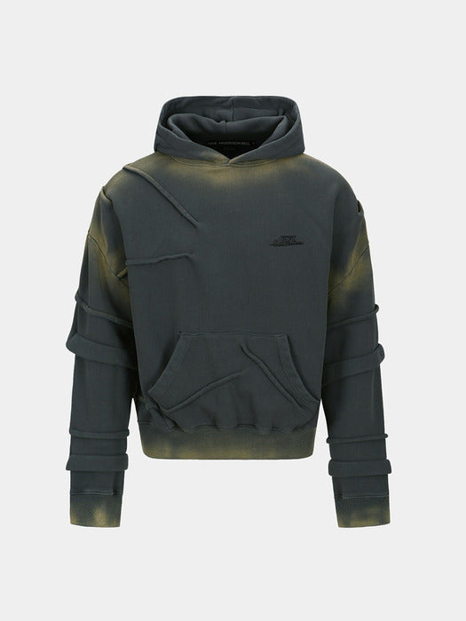 [andersson bell] MARDRO GRADIENT HOODIE atb1080m(CHARCOAL)