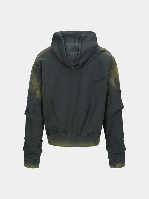 [andersson bell] MARDRO GRADIENT HOODIE atb1080m(CHARCOAL)