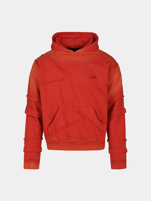 [andersson bell] MARDRO GRADIENT HOODIE atb1080m(TANGERINE)