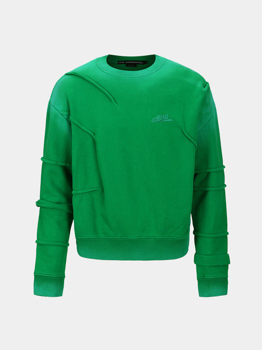 [andersson bell] MARDRO GRADIENT SWEATSHIRTS atb1081m(GREEN)