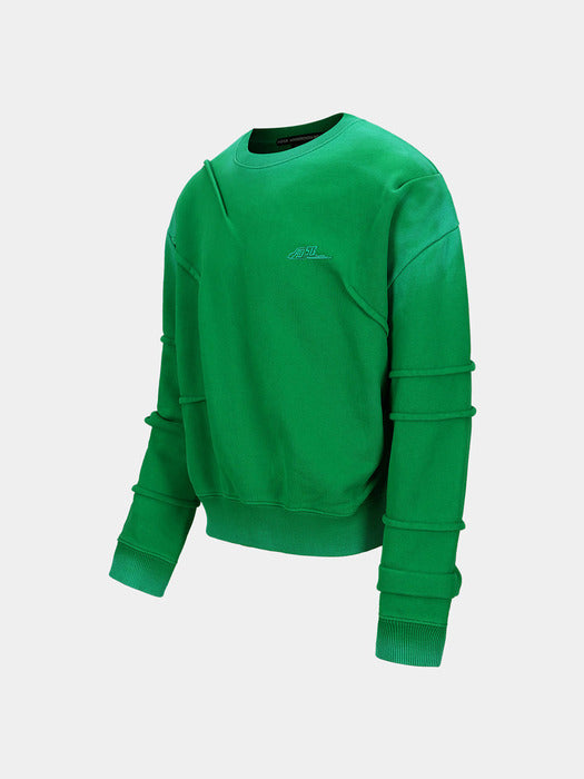 [andersson bell] MARDRO GRADIENT SWEATSHIRTS atb1081m(GREEN)