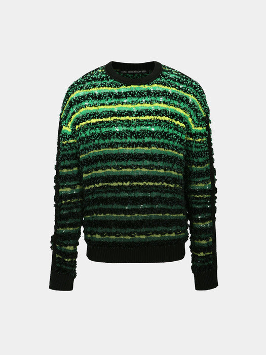 BORDON CREW-NECK SWEATER atb1066m(GREEN)