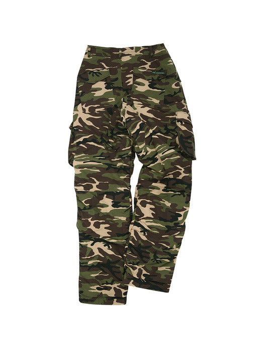 [andersson bell] REVERSIBLE PADDED CAMOUFLAGE CARGO PANTS apa688m(SAND)