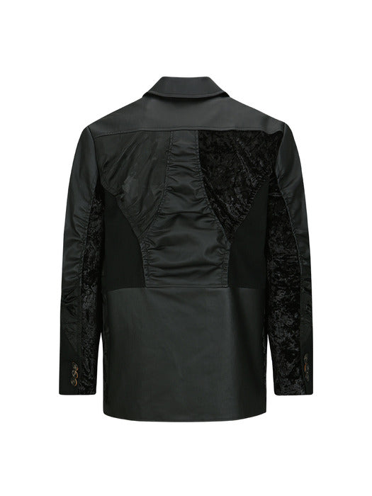 [andersson bell] FLIGHT MIX JACKET awa630m(BLACK)