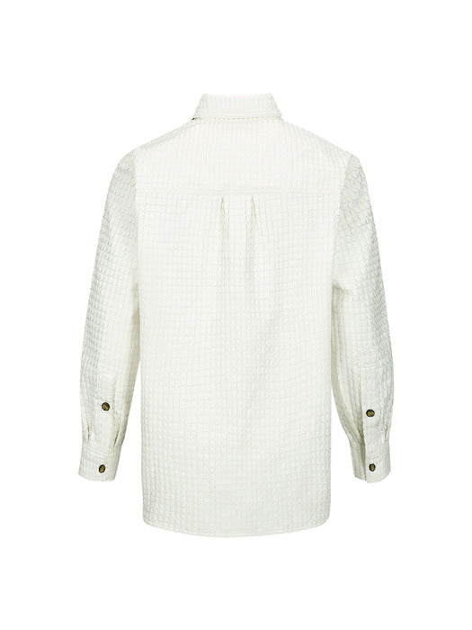 [andersson bell] GABRIEL LONG SHIRTS atb1134m(ECRU)