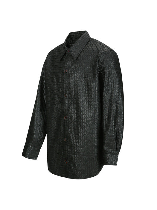 [andersson bell] GABRIEL LONG SHIRTS atb1135m(BLACK)