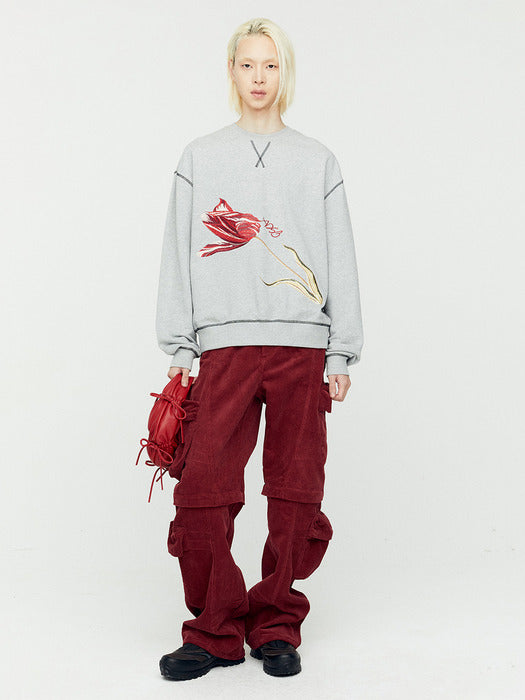 (ESSENTIAL) ADSB FIORE SWEATSHIRTS atb1147u(GREY)