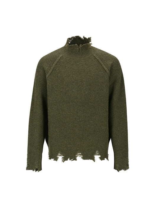 [andersson bell] ROGHEN TURTLE NECK SWEATER atb1157m(TAUPE)