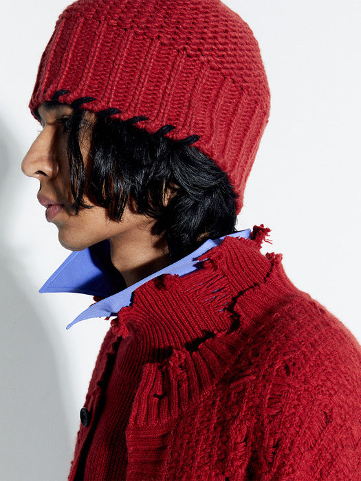 [andersson bell] MILANO WOOL BEANIE aaa419m(RED)