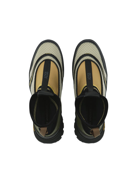 [andersson bell] UNISEX MATTIO ZIP-UP TRAINER aaa387u(KHAKI)