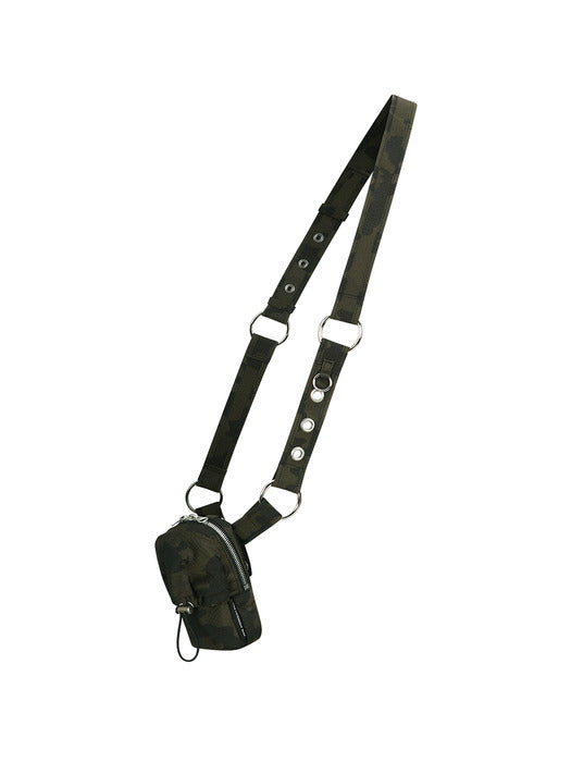 [andersson bell] HARNESS POCKET CROSS BAG aaa413u(GREEN)