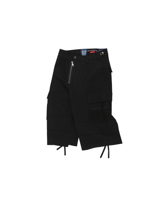 [andersson bell] DEPOT COTTON CARGO SHORTS apa807m(BLACK)