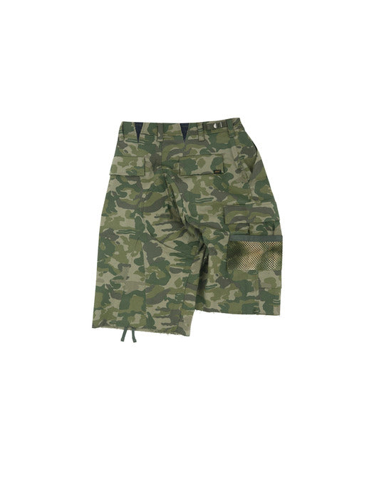 [andersson bell] DEPOT CAMOUFLAGE CARGO SHORTS apa808m(KHAKI)
