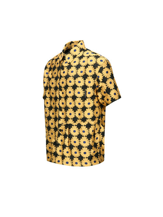 [andersson bell] SHEER FLOWER SHIRTS atb1278m(YELLOW)