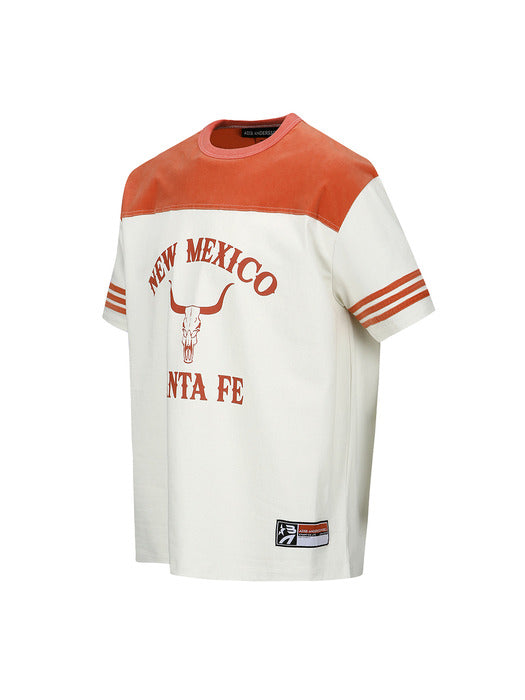 [andersson bell] UNISEX NEW MEXICO FOOTBALL T-SHIRTS atb1294u(RED)