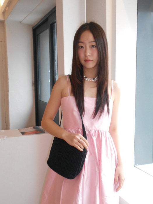Millie Bag Ruched Black
