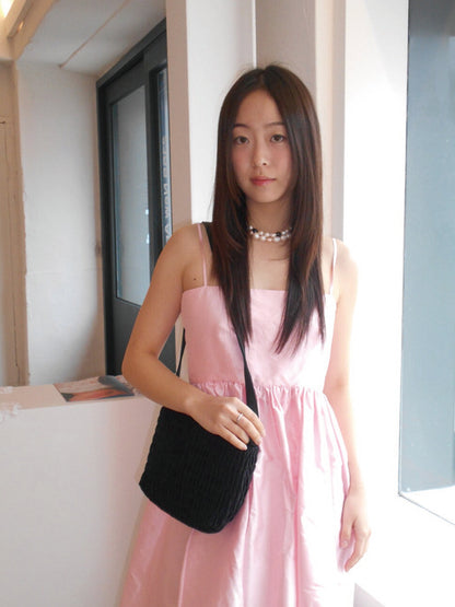Millie Bag Ruched Black