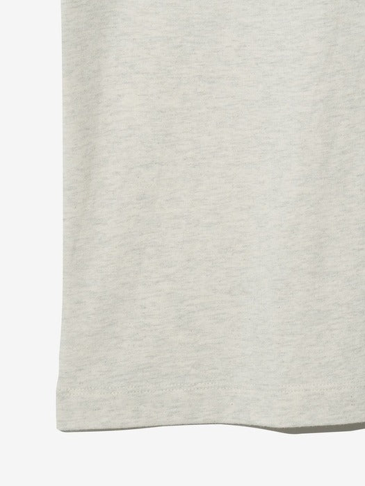 [MY 티셔츠] Oversized Cat T-Shirt - Melange